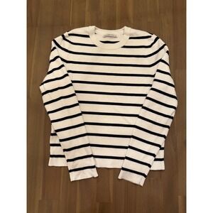 Abercrombie Fitch Womens Striped Long Sleeve Sweater Knit Top XL